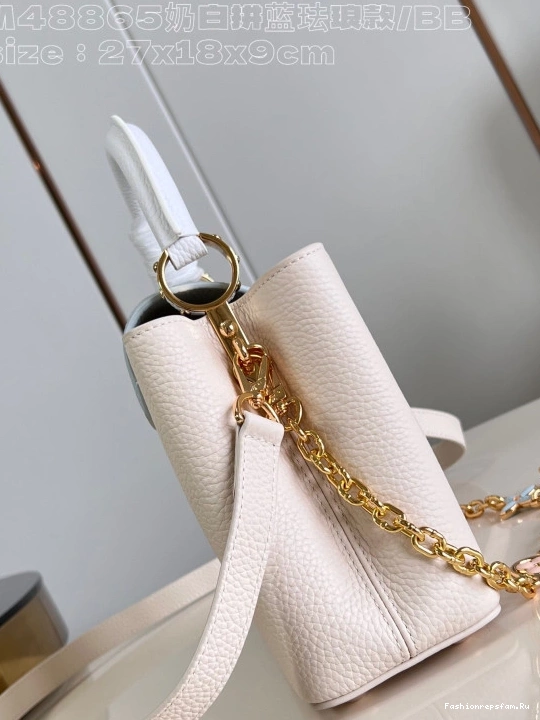 FS CHEAP CAPUCINES LOUIS BB-27*18*9CM VUITTON 0714